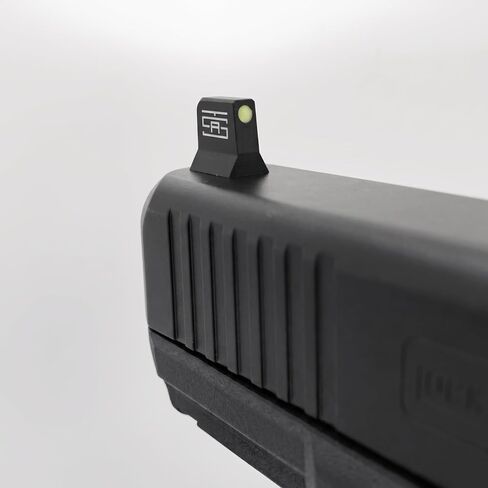 TSA® Big Dot Glow Sights Compatible with Glock® MOS 17 19 45 Gen 1-6 | Tall Height Co-Witness | CNC 7075 Aluminum in Kuwait