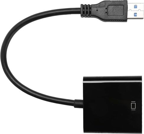 Cocoarm USB 3.0 to VGA Adapter 5Gbps 1920x1080 Audio Video Converter for 7/8/10 Plug and Play, with 5.0 Gbps Transfer Rate for Extended Desktop in Saudi Arabia