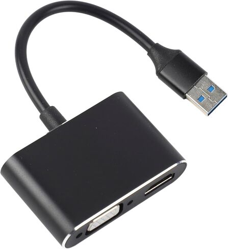 Cocoarm USB 3.0 to VGA Adapter Converter Display Expansion Dock for, with Support, for External Monitor Projector in Saudi Arabia
