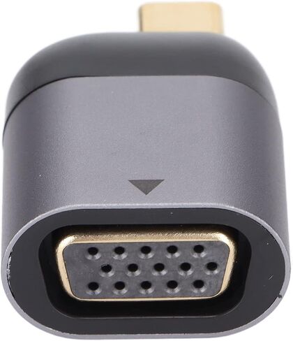 محول USB C إلى VGA 8K عند 60 هرتز، محول ذكر إلى أنثى من سبائك الألومنيوم بدقة 1080 بكسل لشاشة عرض الكمبيوتر المحمول in Saudi Arabia
