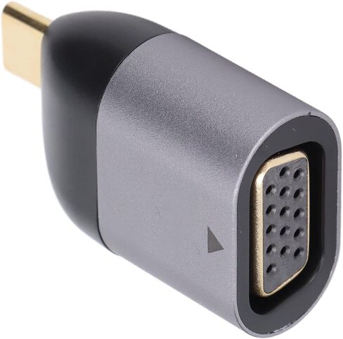 محول USB C إلى VGA 8K عند 60 هرتز، محول ذكر إلى أنثى من سبائك الألومنيوم بدقة 1080 بكسل لشاشة عرض الكمبيوتر المحمول in Saudi Arabia
