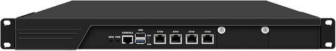 جهاز جدار الحماية 1U مقاس 19 بوصة، OPNsense، VPN، موجه الشبكة، I3 N300، RJ53، 4 x 2.5GbE LAN، وحدة التحكم، VGA، GPIO، فتحة SIM، 8 جيجا رام، 128 جيجا SSD in Kuwait