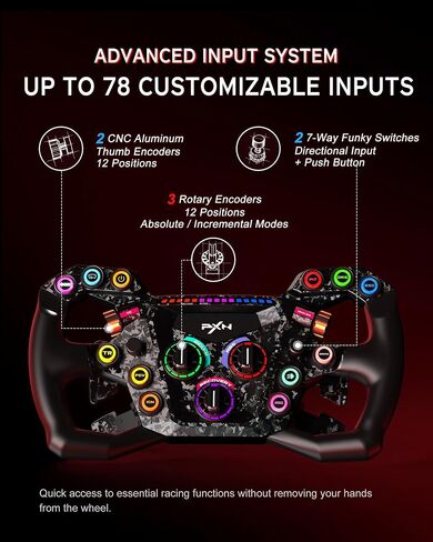 PXN GT ONE Sim Racing Steering Wheel Rim in Saudi Arabia