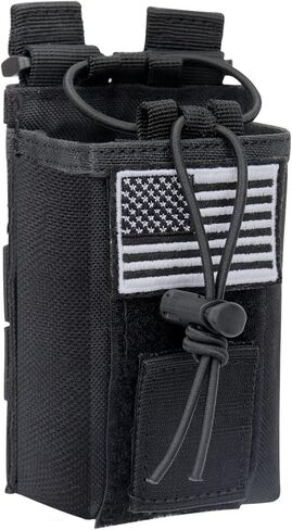 Tactical Radio Holster Case Molle Radio Pouch Military Heavy Case Accessories Radio Holder Duty Belt Holster Bag for Baofeng UV-5R BF-F8HP PRO AR-5RM Two Way Radio Walkie Talkies Adjustable Storage in Kuwait