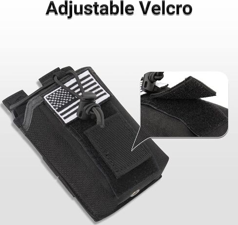 Tactical Radio Holster Case Molle Radio Pouch Military Heavy Case Accessories Radio Holder Duty Belt Holster Bag for Baofeng UV-5R BF-F8HP PRO AR-5RM Two Way Radio Walkie Talkies Adjustable Storage in Kuwait