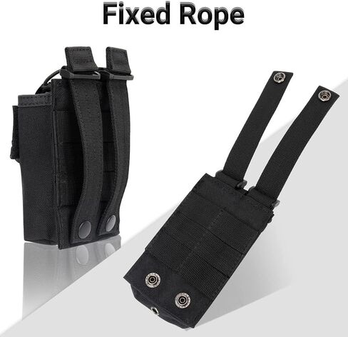 Tactical Radio Holster Case Molle Radio Pouch Military Heavy Case Accessories Radio Holder Duty Belt Holster Bag for Baofeng UV-5R BF-F8HP PRO AR-5RM Two Way Radio Walkie Talkies Adjustable Storage in Kuwait
