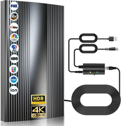 2026 TV Antenna 5000+ Miles, 8K 4K HDTV with Signal Booster,Works with All Smart TVs and Digital Devices, Supports Both Indoor and Outdoor Installation for Flexible use. in Saudi Arabia