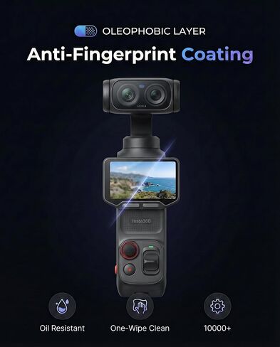 iDaPro Screen Protector + Lens Protector for Insta360 Luna Ultra in Saudi Arabia