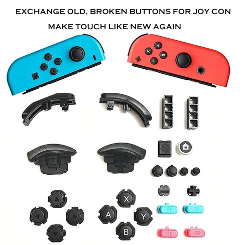 L R ZL ZR SR SL A B X Y Trigger Buttons for Nintendo Switch & OLED Joy Con in Saudi Arabia