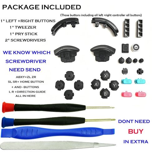 L R ZL ZR SR SL A B X Y Trigger Buttons for Nintendo Switch & OLED Joy Con in Saudi Arabia