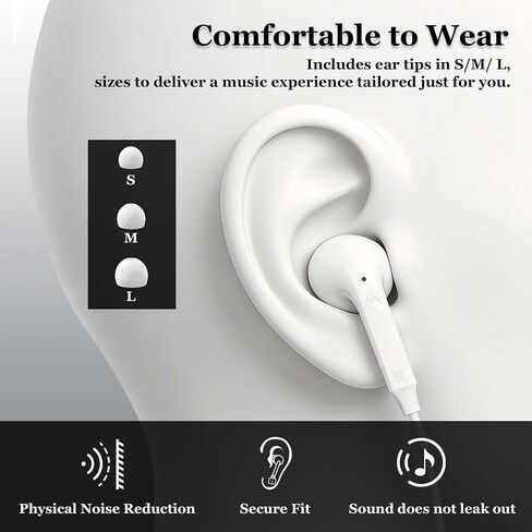 MAS CARNEY 2-Pack Wired Earbuds with Universal Compatibility 3.5mm AUX Plug in Kuwait
