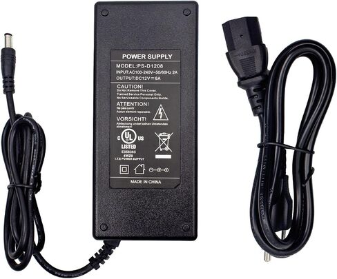 Ultra PoE UL Listed 12V 5A Power Adapter 60W AC 100-240V to DC 12V 5000mAh in Saudi Arabia