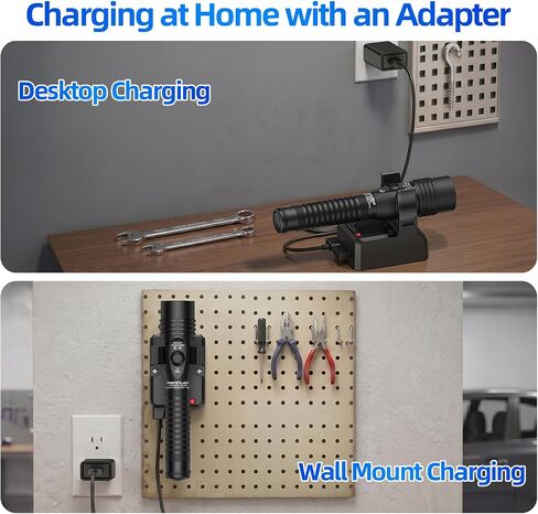 Replacement 74102 Charger Holder Compatible with Strea-mlight Strion Series, Smart Type‑C Charger Base with Fast Charging and Durable in Saudi Arabia