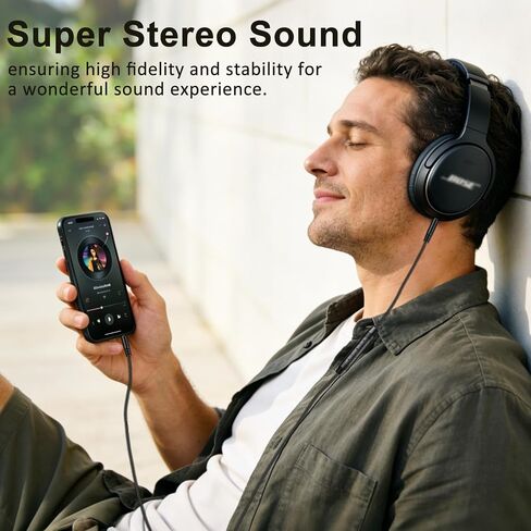 سلك بديل لسماعات الرأس Bose، كابل صوت ذكر 2.5 مم إلى 3.5 مم ذكر in Kuwait