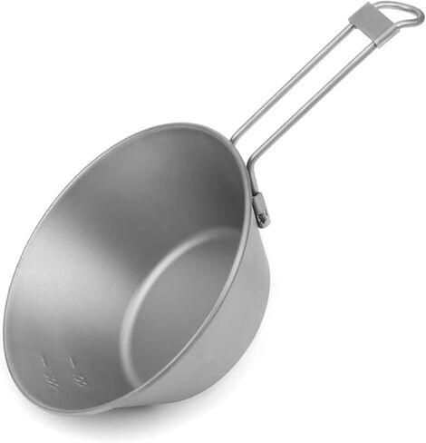 Pure Titanium Sierra Bowl Outdoor Camping Bowl for Backpacking Hiking Picnic 10ounce in Kuwait