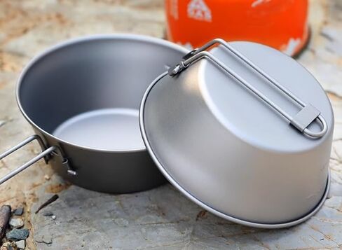 Pure Titanium Sierra Bowl Outdoor Camping Bowl for Backpacking Hiking Picnic 10ounce in Kuwait