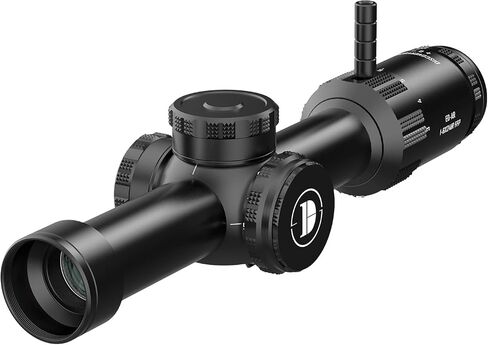 DISCOVEROPT ED-AR 1-6X24IR LPVO Rifle Scope with 30mm Tube, Waterproof Fog-Proof Rugged Tactical Hunting Scope, First Focal Plane, 6 Levels Red Illuminated Reticle in Saudi Arabia