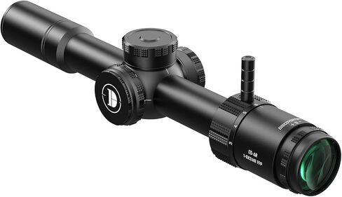 DISCOVEROPT ED-AR 1-6X24IR LPVO Rifle Scope with 30mm Tube, Waterproof Fog-Proof Rugged Tactical Hunting Scope, First Focal Plane, 6 Levels Red Illuminated Reticle in Saudi Arabia