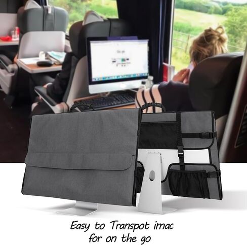 CURMIO Carrying Bag Compatible with Apple 21.5" All in One Desktop PC, Gray in Kuwait