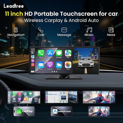 شاشة CarPlay 2026 للسيارة، شاشة A-pple CarPlay وAndroid Auto مقاس 11.5 بوصة in Kuwait