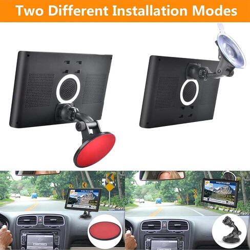 Car GPS Navigation Truck RV, 9 inch Touch Screen Latest 2026 Map, Real Voice Spoken Turn-by-Turn Direction Reminding Navigation System for Cars, Vehicle GPS with Speed and Red Light Warning (Black) in Kuwait