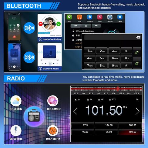 2G+32G Double Din Car Stereo for Honda Accord 6th 1998-2002 in Kuwait