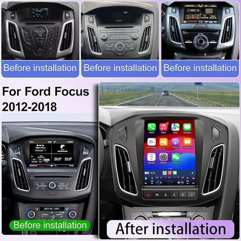 10.4" Vertical Android Head Unit Car Stereo for Ford Focus 2012-2018 in Saudi Arabia