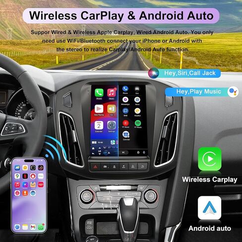 10.4" Vertical Android Head Unit Car Stereo for Ford Focus 2012-2018 in Saudi Arabia
