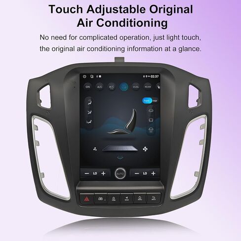 10.4" Vertical Android Head Unit Car Stereo for Ford Focus 2012-2018 in Saudi Arabia