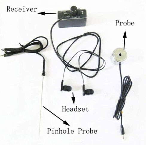 Enhanced Ultra-Sensitive Wall-Penetrating Contact/High-Intensity Acoustic Amplified Water Pipe Leak Monitoring Device/Probe Microphone Amplification System in Kuwait