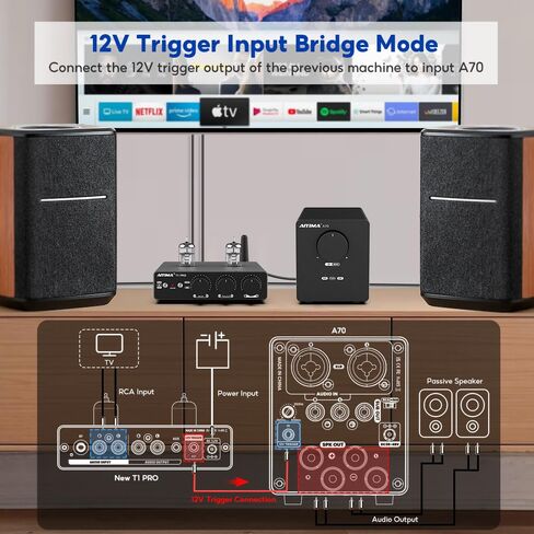 AIYIMA A70 TPA3255 Balanced Power Amplifier with PFFB Tech, 300W x2 Amp in Saudi Arabia