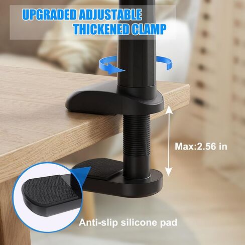 Magnetic Gooseneck Phone Holder for Bed, for MagSafe Phone Holder Mount Stand Flexible Goosebeck Arm with Clamp Clip Mount for Desk Bedside for iPhone 17/16/15/14/13/12 and Others in Kuwait