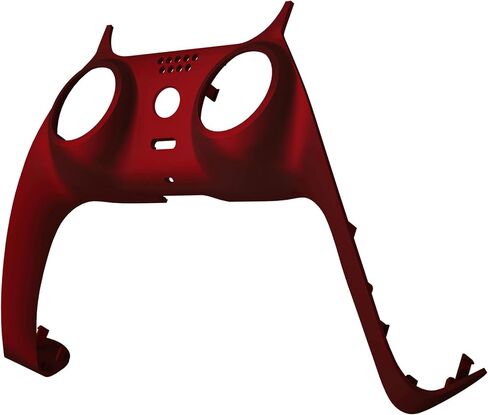 eXtremeRate Scarlet Red Decorative Trim Shell Compatible with p s 5 Controller, Soft Touch DIY Replacement Clip Shell, Custom Plates Cover Compatible with p s 5 Controller with Accent Rings in Saudi Arabia