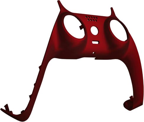 eXtremeRate Scarlet Red Decorative Trim Shell Compatible with p s 5 Controller, Soft Touch DIY Replacement Clip Shell, Custom Plates Cover Compatible with p s 5 Controller with Accent Rings in Saudi Arabia