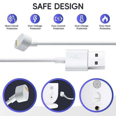 2 Pack 7.5M/25FT Charging Cable for Google Nest Cam Battery 2nd Generation in Saudi Arabia