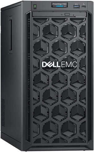 Dell PowerEdge T140 Mini Tower Server with Intel Xeon 3.3GHz CPU, 64GB DDR4 RAM, 16TB HDD Storage, RAID, Windows 2019 (Renewed) in Saudi Arabia