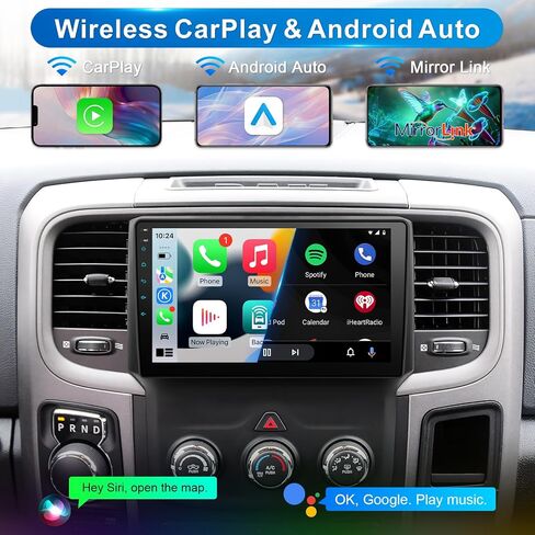 Car Radio for Dodge RAM 1500 2500 3500 2013-2018 with Wireless Carplay in Kuwait
