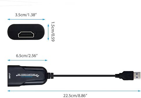 بطاقة التقاط الصوت والفيديو بدقة 4K HDMI إلى USB 3.0 بدقة 1080P 60FPS للبث المباشر للألعاب in Kuwait