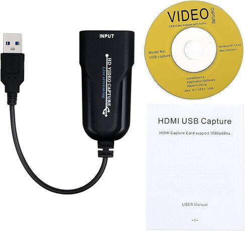 بطاقة التقاط الصوت والفيديو بدقة 4K HDMI إلى USB 3.0 بدقة 1080P 60FPS للبث المباشر للألعاب in Kuwait