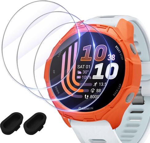 Screen Protector with Soft TPU Case for Garmin Forerunner 70/170/170 Music in Saudi Arabia