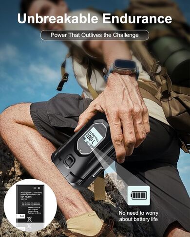 【4000 مللي أمبير في الساعة】 بطارية SCP-73LBPS، بطارية بديلة مطورة عالية السعة لهاتف Kyocera DuraXV Extreme E4810 Verizon Flip Phone SCP73LBPS in Kuwait