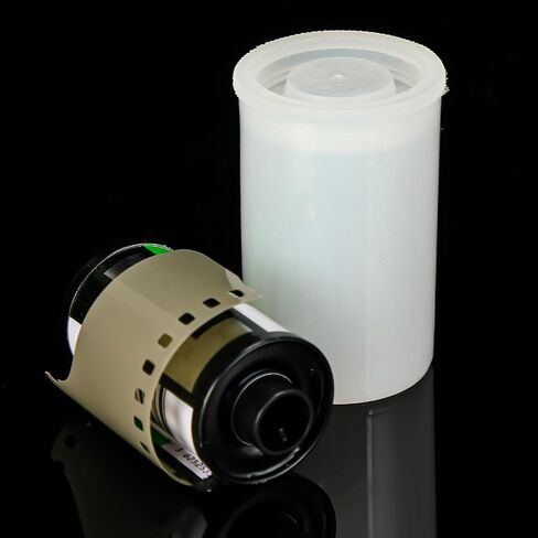 Jovitec 60 Pieces White Film Canisters with Caps, 35 mm Empty Camera Reel Storage Containers Case with Lids, Films Developing Processing Tube for Storing Films, Small Accessories in Saudi Arabia