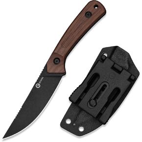 CIVIVI Carveth Fixed Blade Knife with Sheath, 3.59" AEB-L Blade C25040-1 in Saudi Arabia
