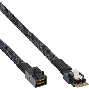 InLine 27643B Serial Attached SCSI (SAS) 1 m 24 Gbit/s Black in Saudi Arabia