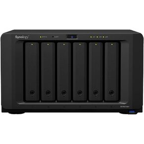 Synology DiskStation DS1621+ NAS Server with Ryzen 2.2GHz CPU, 32GB Memory, 96TB HDD Storage, 1TB M.2 NVMe SSD, 4 x 1GbE LAN Ports, DSM Operating System in Saudi Arabia