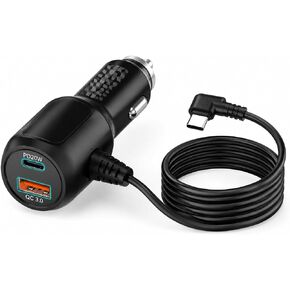 VASTHOME Mini USB Car Charger for Garmin Nuvi & Dezl GPS, PD 20W, 11.5FT in Kuwait
