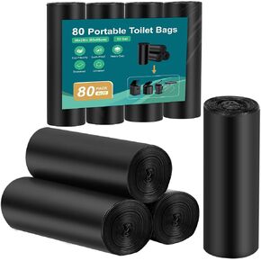80 Portable Toilet Bags,12 Gallon Camping Toilet Bags in Saudi Arabia