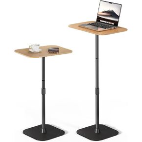 Viozon Floor Laptop Stand for Bed,Laptop Table, Small & Portable Standing Desk with Adjustable Height 26.7"-36.62", Quick Installation for Office,Conference Room,Living Room,Home Office,Bed/Sofa Side in Kuwait