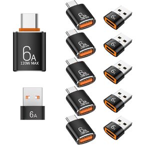 Pastall 12P 10Gbps/120W USBC to USB Adapter & C Male to 3.1 Female Adapter in Saudi Arabia