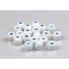 Hareline Fly Tying Plummeting Tungsten Beads - 5/64 2.0mm, Fl White (20pk) in Kuwait